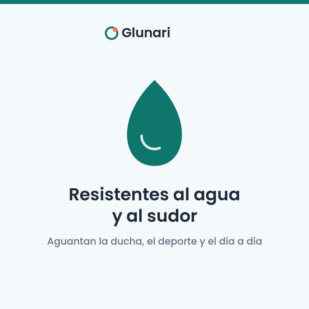 Parches adhesivos para sensor Dexcom G7 – Sin látex y resistentes al agua