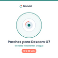Parches adhesivos para sensor Dexcom G7 – Sin látex y resistentes al agua